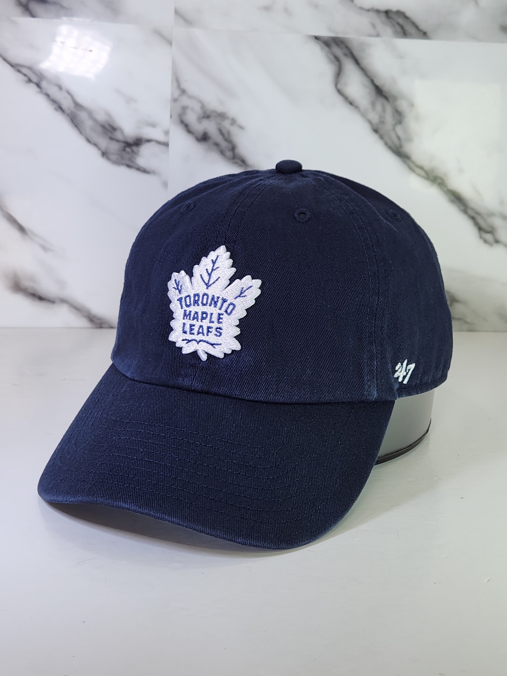 Toronto Maple Leafs Navy Baseball Cap. NHL Hat Unisex. Adjustable